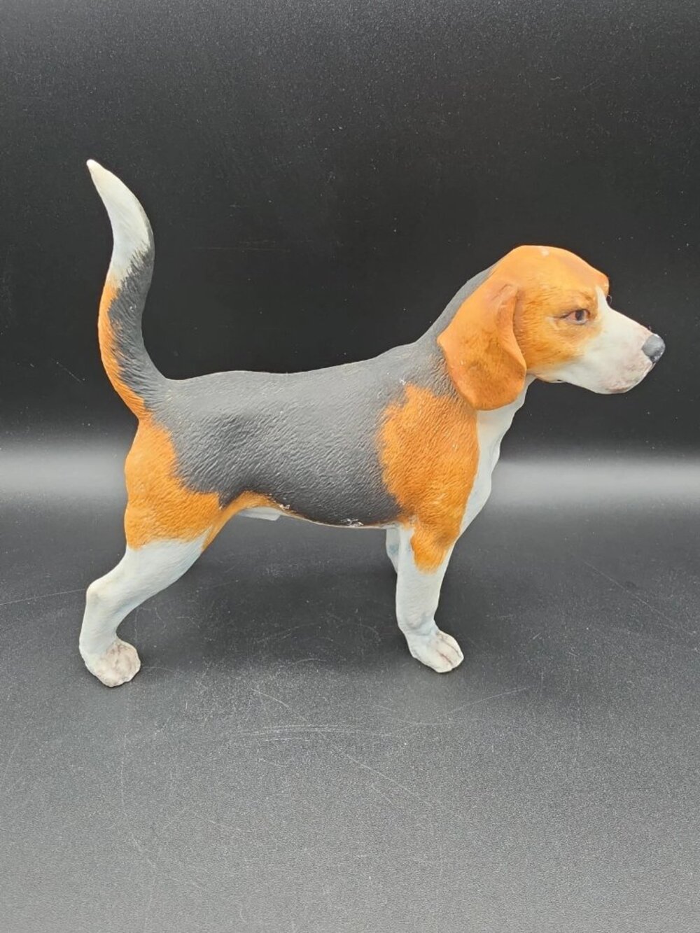 Vtg Andrea by Sadek Beagle Dog Figurine Japan Hand Painted Hunter Statue Decor
